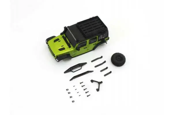 Kyosho Mini-Z 4X4 Mx-01 Jeepⓡ Wrangler Unlimited Rubicon W/Acc. Mojito Body Mxb08gr 1