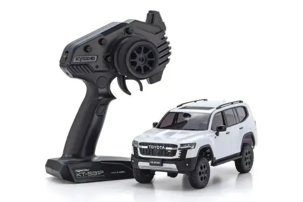 Kyosho Mini-Z 4X4 Readyset Toyota Land Cruiser 300 Gr Sport Precious White Pearl 32538Pw 1