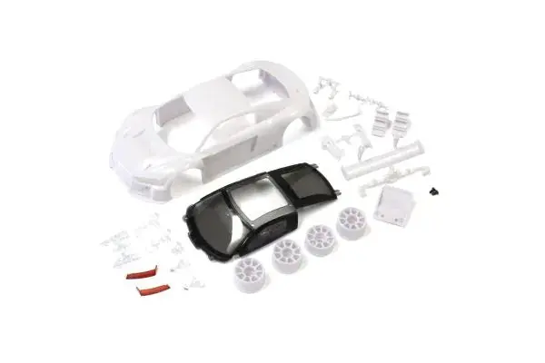 Kyosho Mini-Z Audi R8 Lms 2015 White Body Set(W/Wheels) Mzn189 1