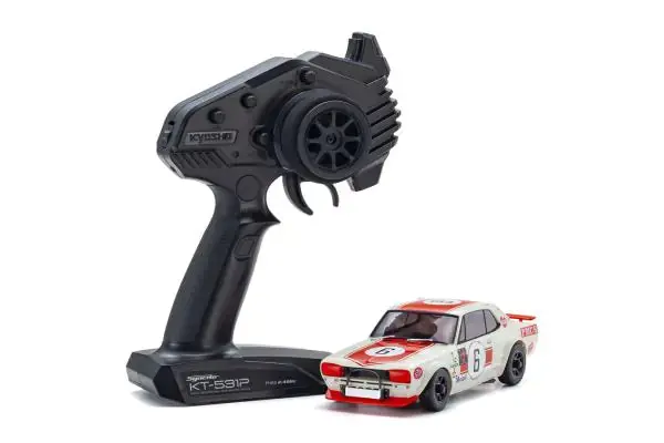 Kyosho Mini-Z Awd Nissan Skyline 2000Gt-R (Kpgc10) Racing 1972 #6 Red 32643R 1