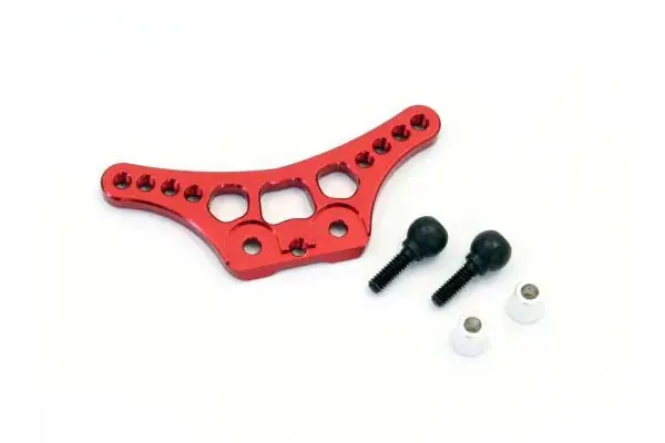 Kyosho Mini-Z Buggy Aluminum Front Shock Stay (Red) Mbw015rc 1