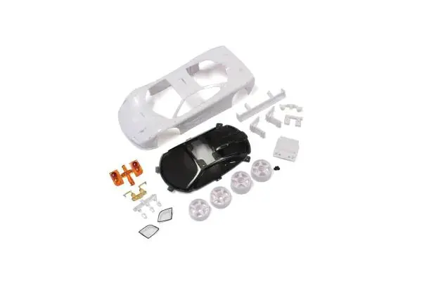 Kyosho Mini-Z Mclaren F1 Lm White Body Set(W/Wheel) Mzn181 1