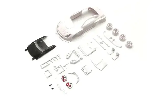 Kyosho Mini-Z Nissan Gt-R Gt500 2008 White Body Set Mzn219 1