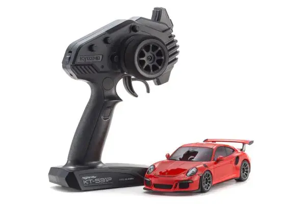 Kyosho Mini-Z Rwd Mr-04 Readyset Porsche 911 Gt3 Rs Lavaorange 32358Or 1