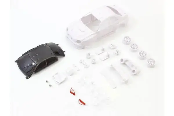 Kyosho Mini-Z Subara Impreza Wrc 2002 White Body Set W/Wheel Mzn200 1
