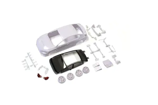 Kyosho Mini-Z Subaru Wrx Sti White Body Set(W/Wheel) Mzn185 1