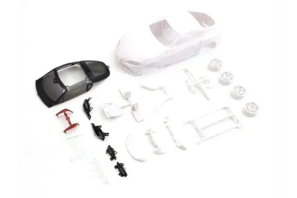 Kyosho Mini-Z Toyota Gr Supra Trd White Bodyset W/Wheel Mzn207 1