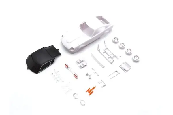Kyosho Miniz Nissan Fairlady 240Z-L White Body Set W/Rim Mzn228 1