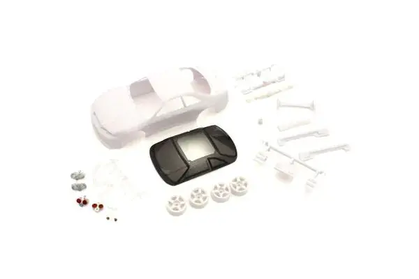 Kyosho Nissan Gt-R Nismo (R33) White Body Set W/Wheel Mzn197 1