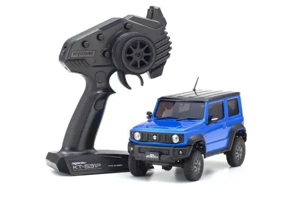 Kyosho Radio Controlled Electric Powered Crawling Car Mini-Z 4×4 Series Ready Set Suzuki Jimny Brisk Blue Metallic 32523Mb 1