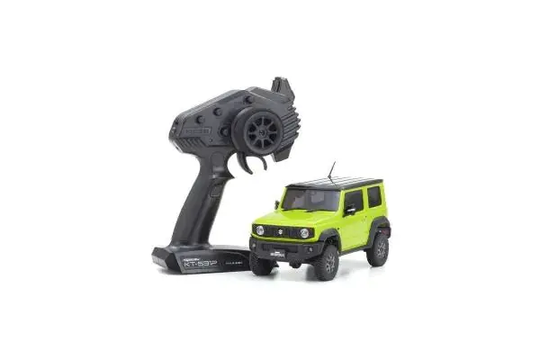 Kyosho Radio Controlled Electric Powered Crawling Car Mini-Z 4×4 Series Ready Set Suzuki Jimny Sierra Kinetic Yellow 32523Y 1