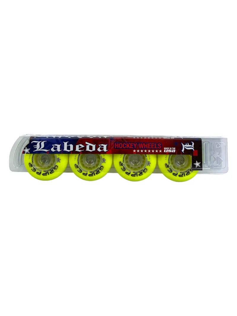 Labeda Gripper Medium Yellow Roller Hockey Wheels