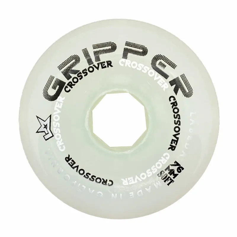 Labeda Gripper Soft Roller Hockey Wheel – White Blem 1