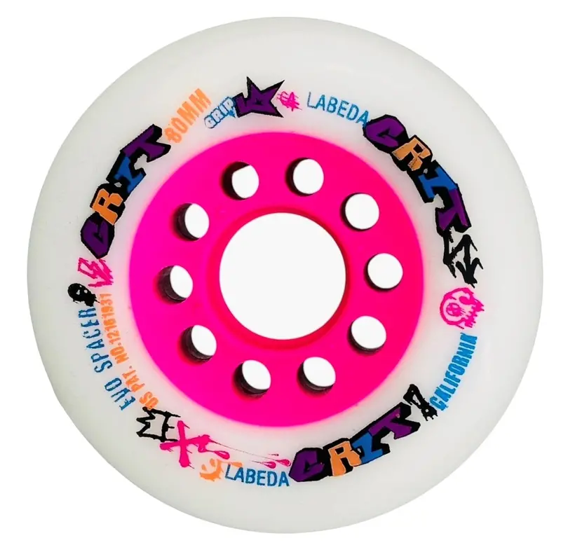 Labeda Grit Grip Roller Hockey Wheel – White 1