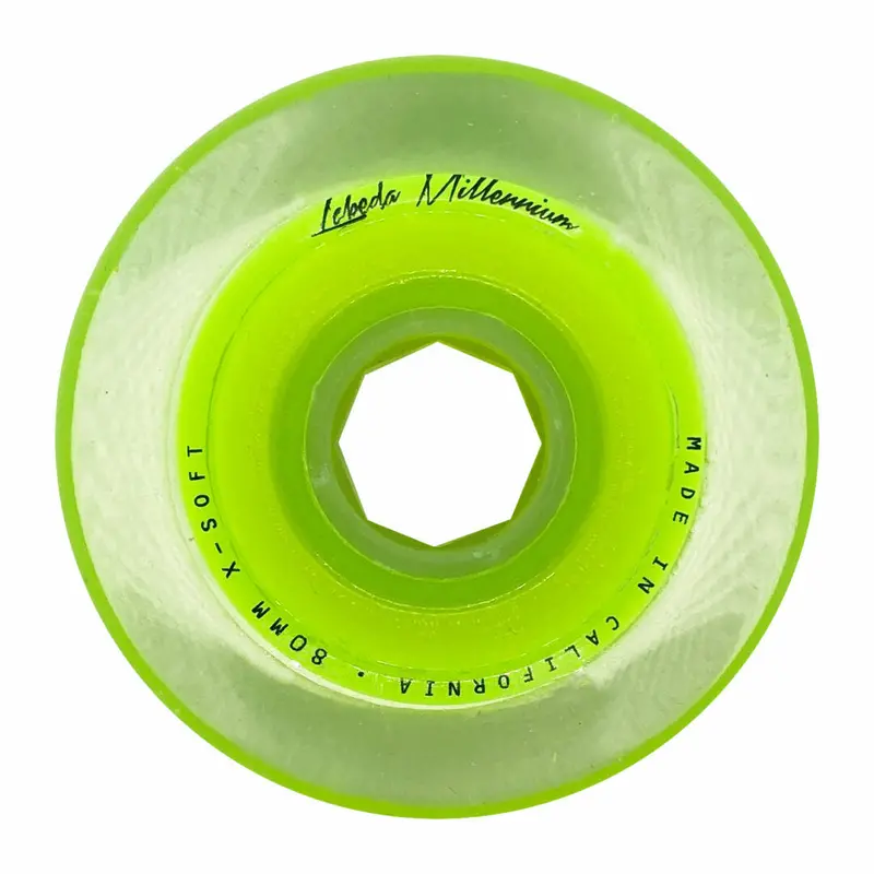 Labeda Millennium X-Soft Roller Hockey Wheel – Green 1