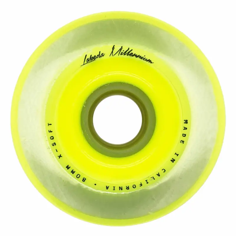 Labeda Millennium X-Soft Roller Hockey Wheel – Yellow Blem 1