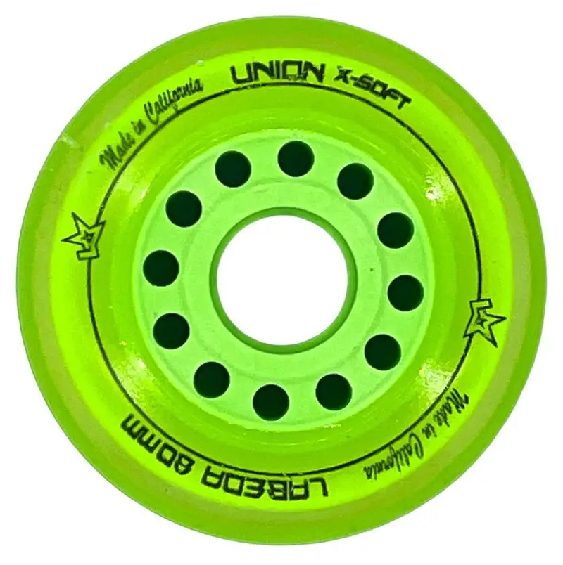 Labeda Union X-Soft Roller Hockey Wheel – Green 1