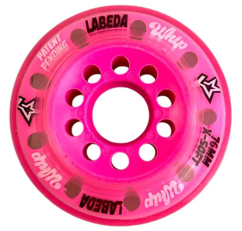 Labeda Whip X-Soft Roller Hockey Wheel – Pink 1
