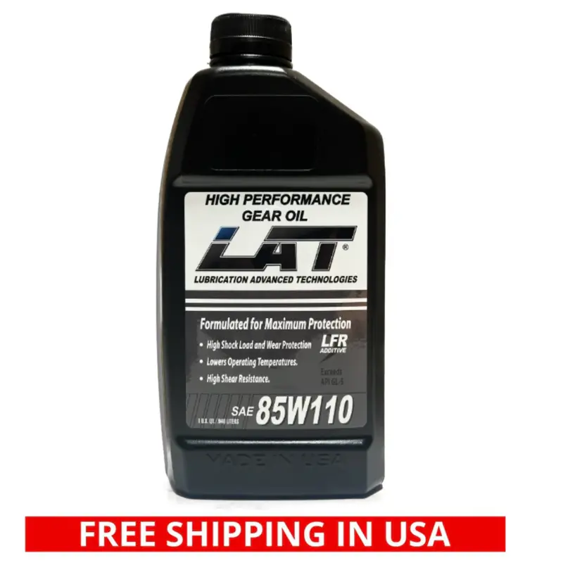 Lat 85W110 Racing Gear Oil - Case Of 12 Qts 1
