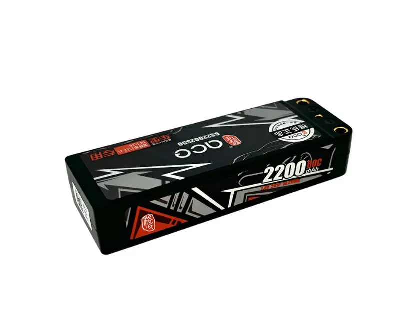 Lc Racing: 2200Mah 7.4V 50C 2S1p Hard Case Lipo Battery 1