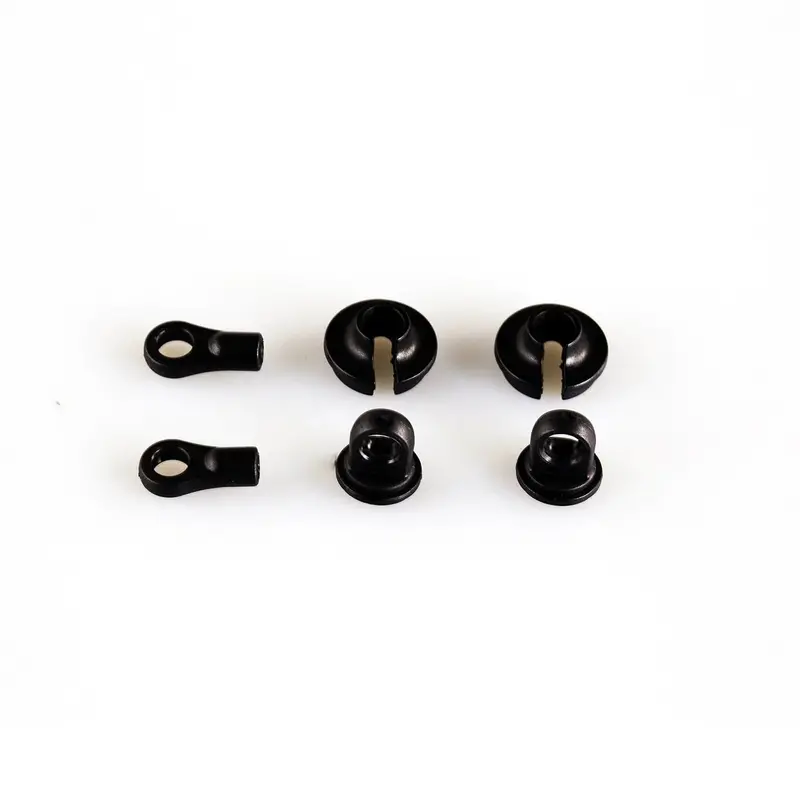 Lc Racing: L6187 Shock Caps, Spring Cups & Rod End Set 1