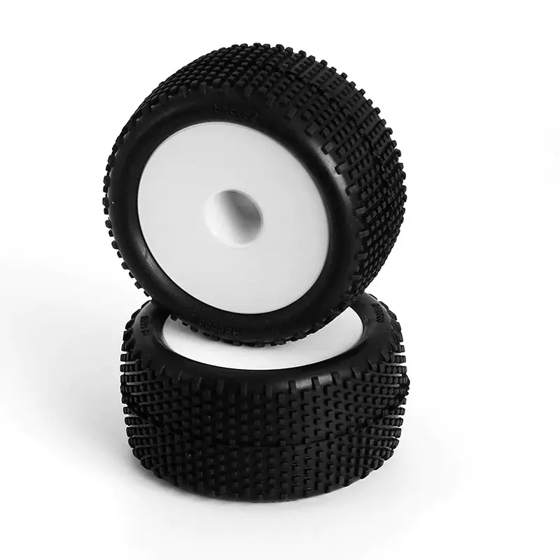 Lc Racing: L6247 Block Pin Truggy Tires Mounted, 12Mm (2Pcs) 1