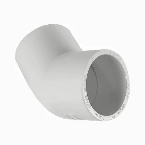 Lesso - 1 1/2'' Sch40 Pvc 45-Degree Elbow Socket - 417-015 1