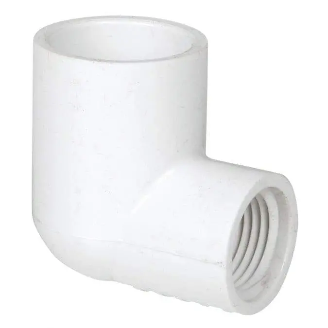 Lesso - 1 1/2'' X 1'' Sch40 Pvc 90-Degree Elbow Socket X Thread - 407-211 1