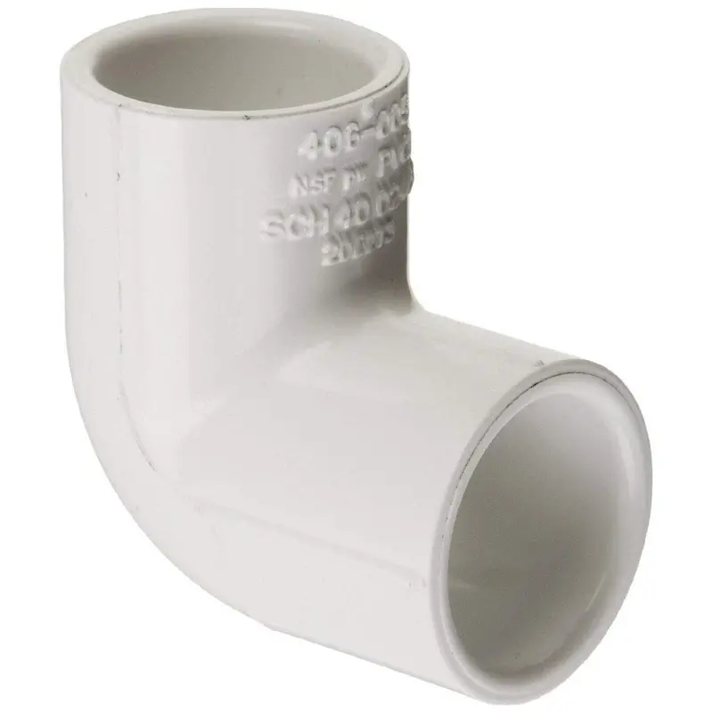 Lesso - 1/2'' Sch40 Pvc 90-Degree Elbow Socket - 406-005 1