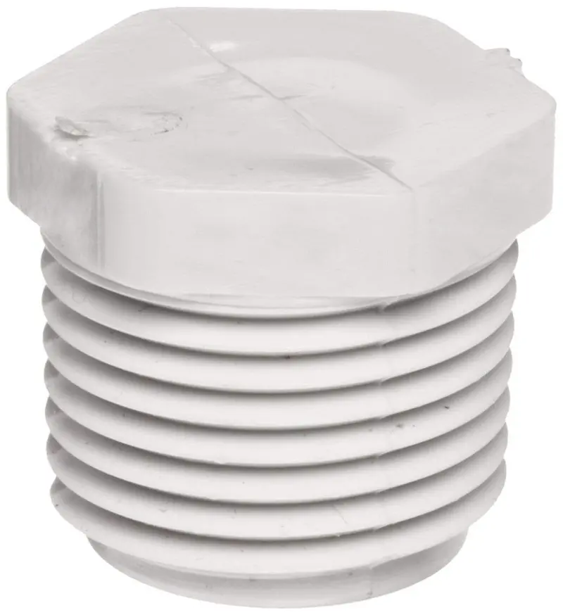 Lesso - 1/2'' Sch40 Pvc Plug Threaded Mpt - 450-005 1