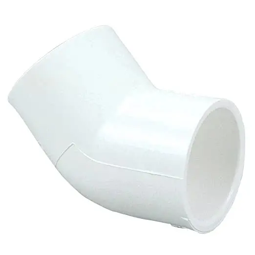 Lesso - 1'' Sch40 Pvc 45-Degree Elbow Socket - 417-010 1