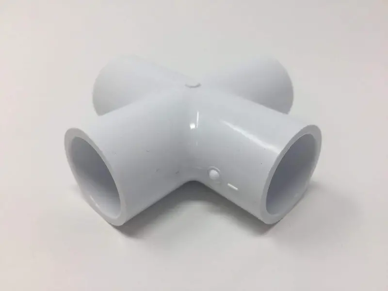 Lesso - 2'' Sch40 Pvc Cross Socket - 420-020 1