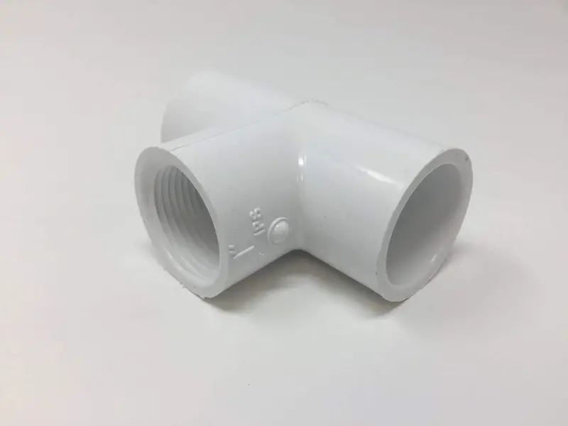 Lesso - 2'' Sch40 Pvc Tee Socket X Socket X Thread - 402-020 1
