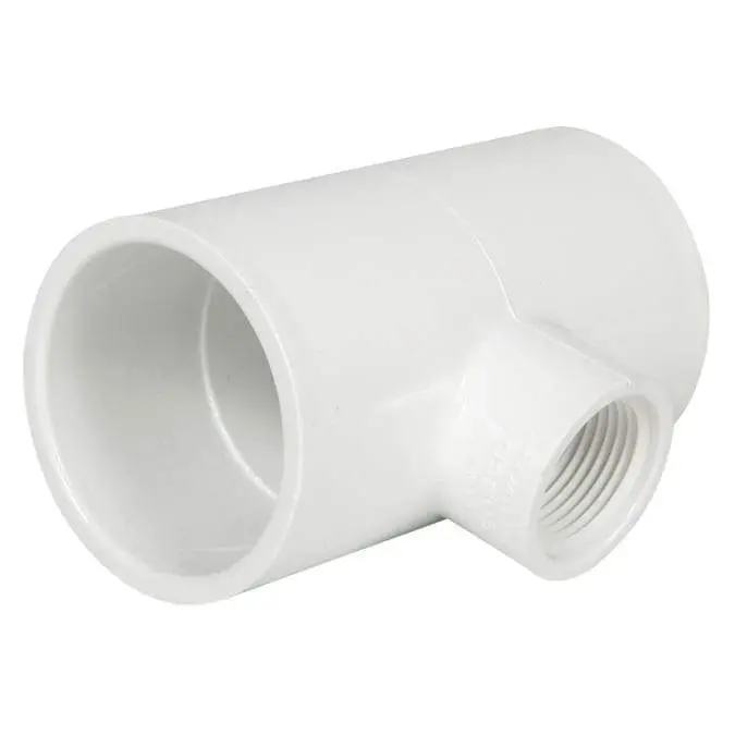 Lesso - 2'' X 3/4'' Sch40 Pvc Tee Socket X Socket X Thread - 402-248 1