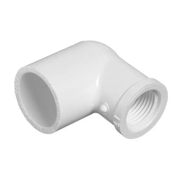 Lesso - 3/4'' X 1/2'' Sch40 Pvc 90-Degree Elbow Socket X Thread - 407-101 1