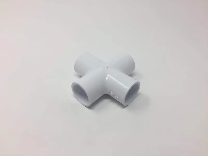 Lesso - 3'' Sch40 Pvc Cross Socket - 420-030 1