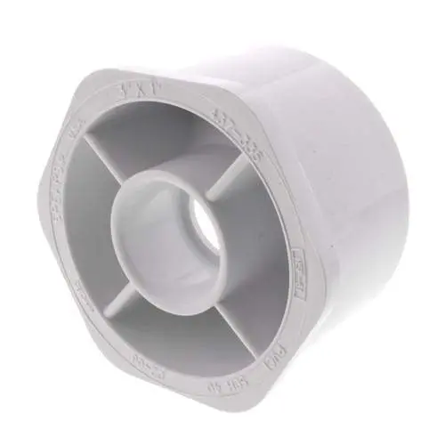 Lesso - 3'' X 1'' Sch40 Pvc Reducer Bushing Spigot X Socket - 437-335 1