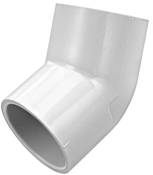 Lesso - 4'' Sch40 Pvc 45-Degree Elbow Socket - 417-040 1