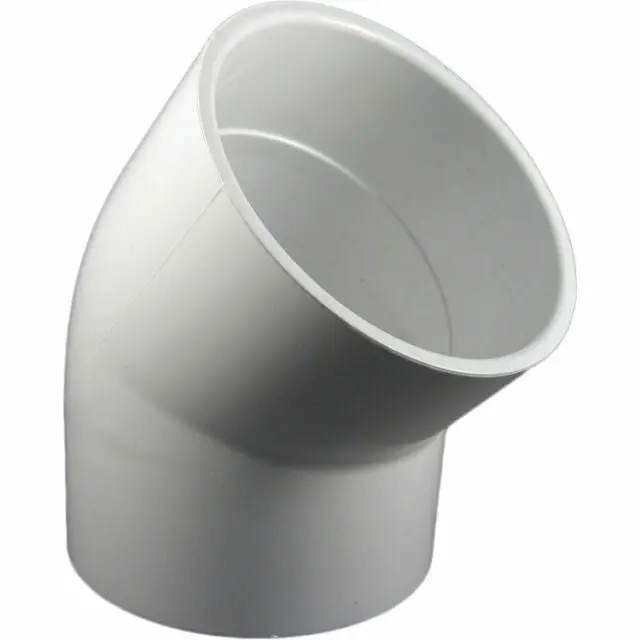 Lesso - 6'' Sch40 Pvc 45-Degree Elbow Socket - 417-060 1