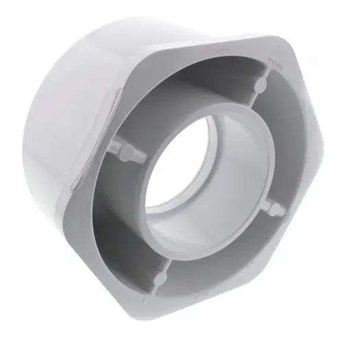 Lesso - 6'' X 2'' Sch40 Pvc Reducer Bushing Spigot X Socket - 437-528 1