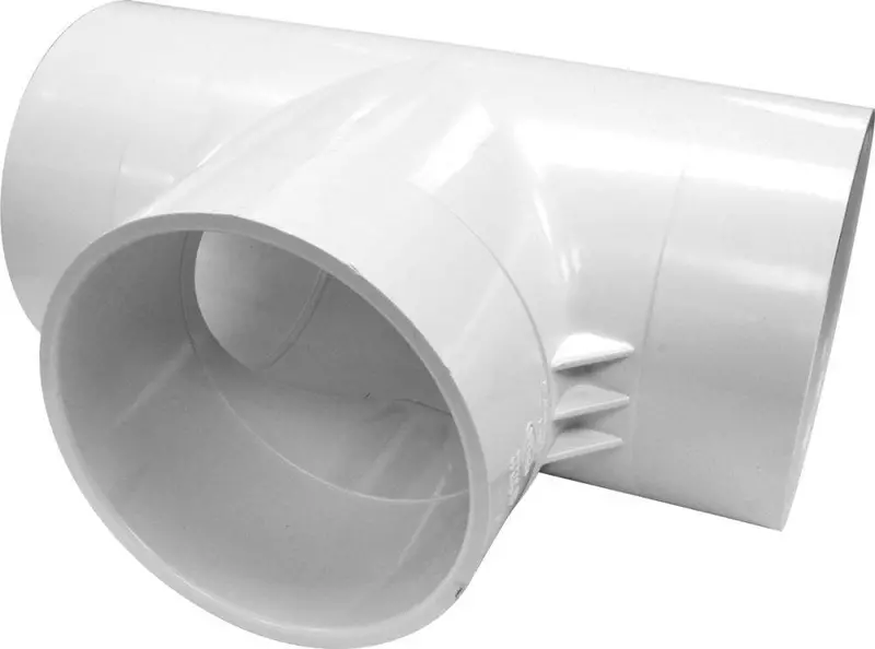 Lesso - 8'' Sch40 Pvc Tee Socket - 401-080 1