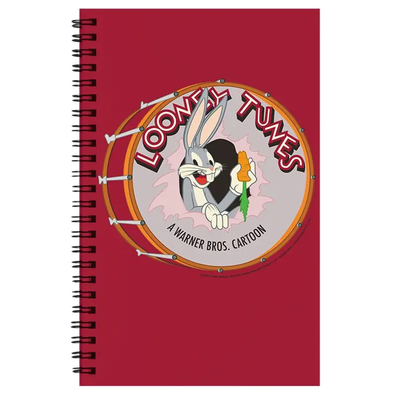 Looney Tunes Bugs Bunny Dat's De End! Red Notebook 1