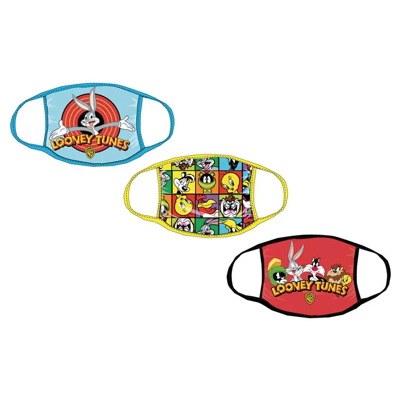 Looney Tunes Face Mask 3-Pack 1