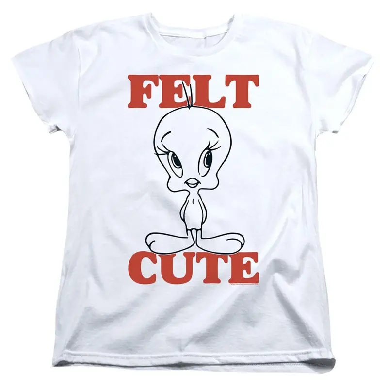 Looney Tunes Felt Cute Women's T-Shirt 1