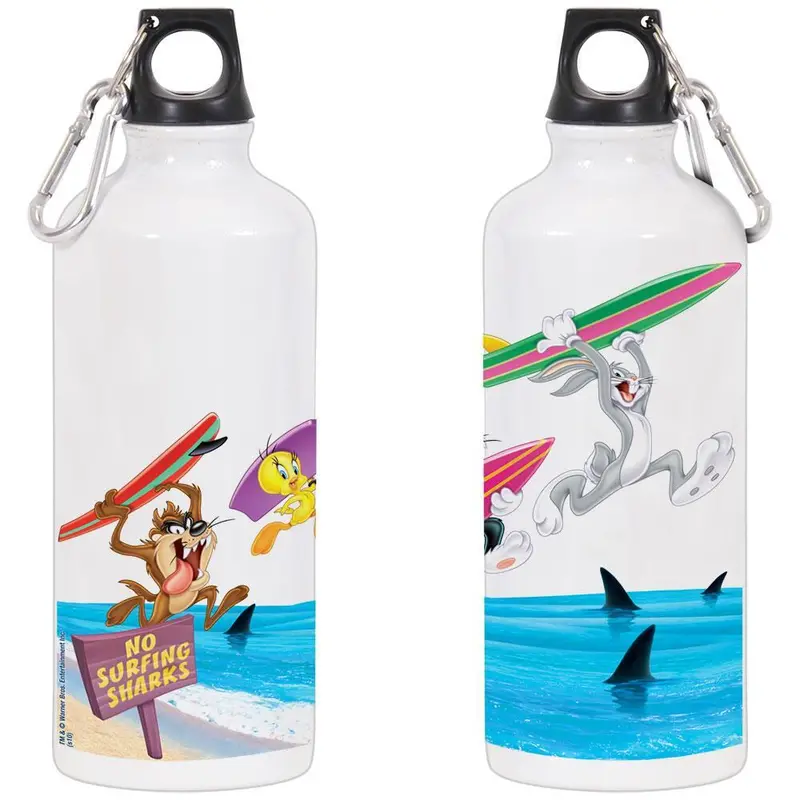 Looney Tunes Surfing Scene Water Bottle 1