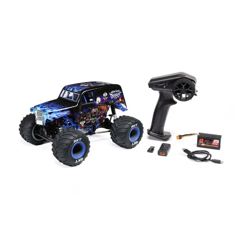 Losi: 1/18 Mini Lmt Son Uva Digger 2S 4X4 Rtr Brushed Monster Truck 1