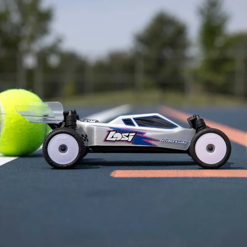Losi 1/24 Micro-B 2Wd Buggy Rtr, Silver  Los00007t2 1