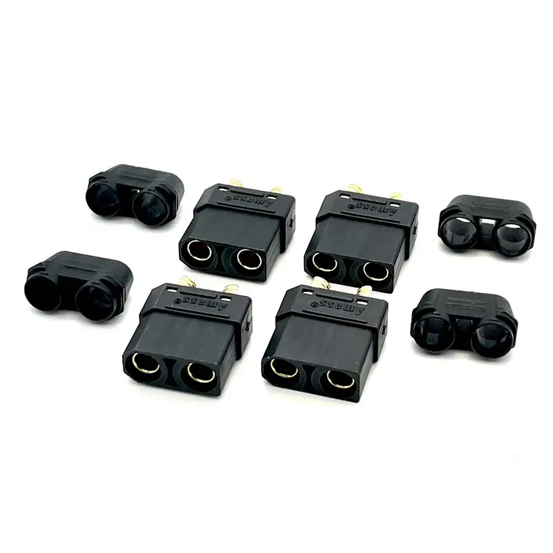 Maclan Racing: Xt90 Connectors (4) Female Only (Black) 1