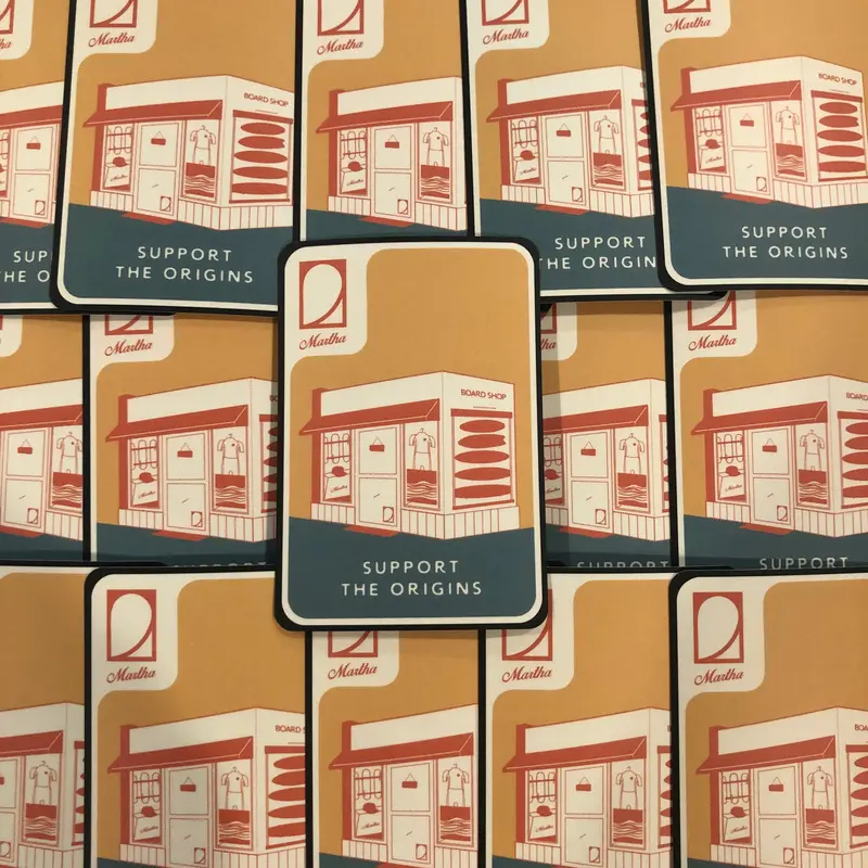 Martha Headware Support The Origins Sticker (2In) 1