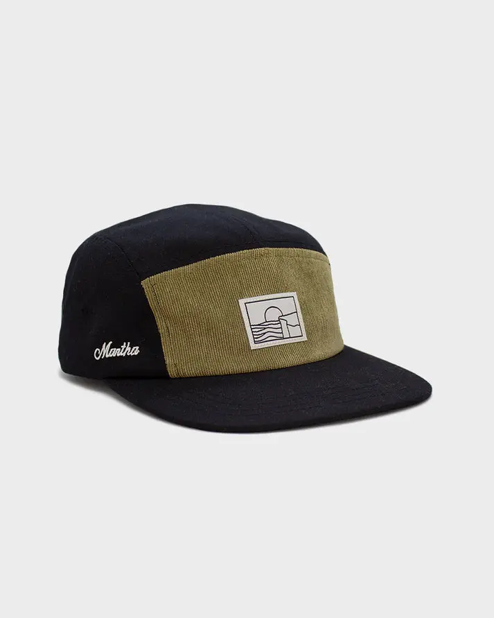 Martha Headwear Acadia 5-Panel Hat - Black 1